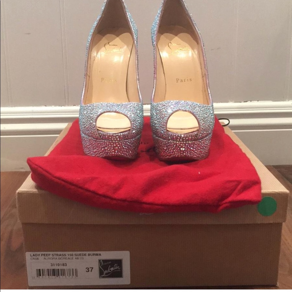 Christian Louboutin Lady Peep Strass - Picture 2 of 7